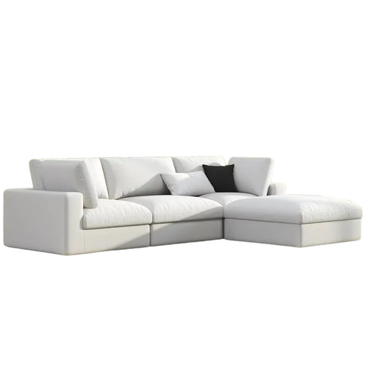 The Caledon Modern L-Shaped Sofa with Chaise