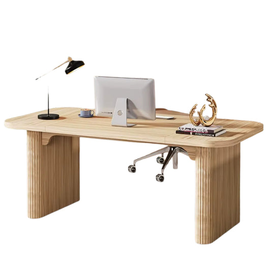 Minimalist Large Workspace Desk with Double Pedestal Support