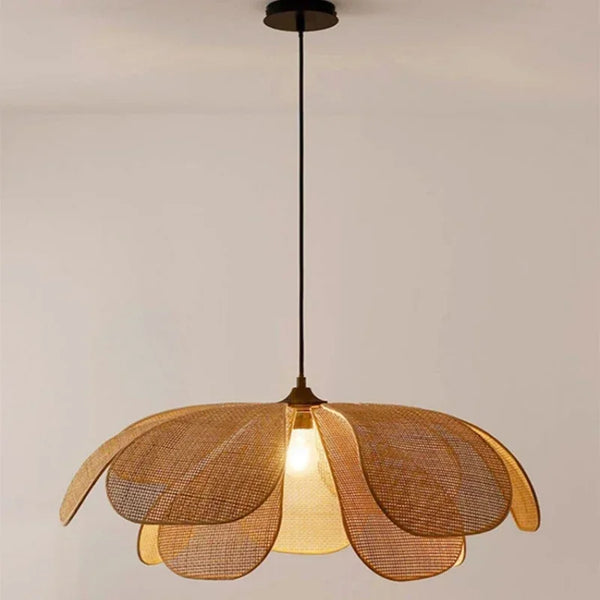 Willow Glow Rattan Pendant Light